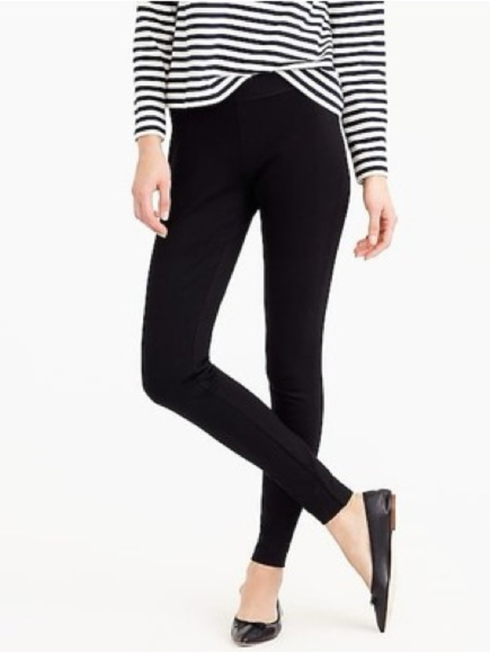 J.Crew Pixie Black Skinny Pants - Size 8 Tall